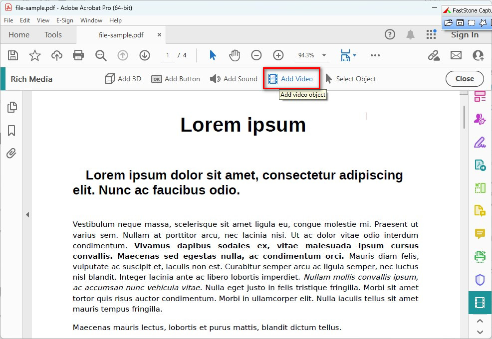 Adicionar Vídeo