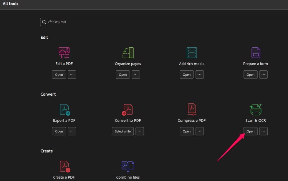 OCR Adobe Acrobat