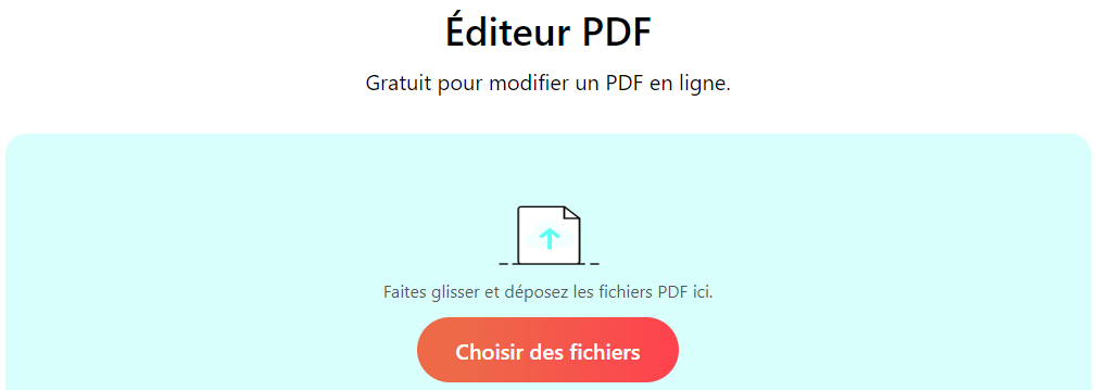 Allez sur PDFgear Online PDF Annotator
