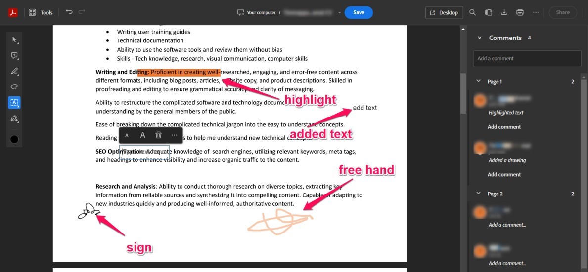 Annoter un PDF dans Chrome avec l'extension