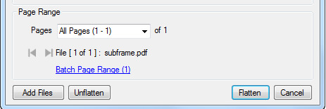 Select Page Range