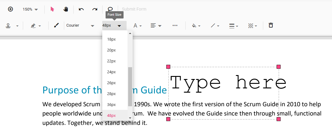 Change Text Style