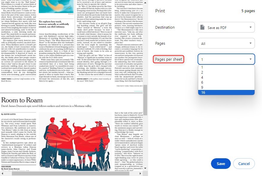 Combiner Plusieurs Pages PDF en Une dans Google Chrome