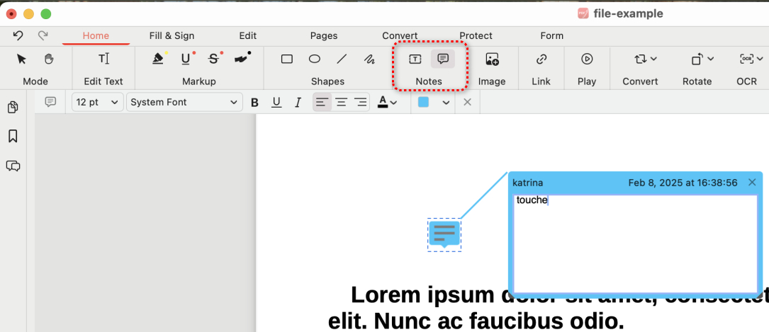 Add Notes