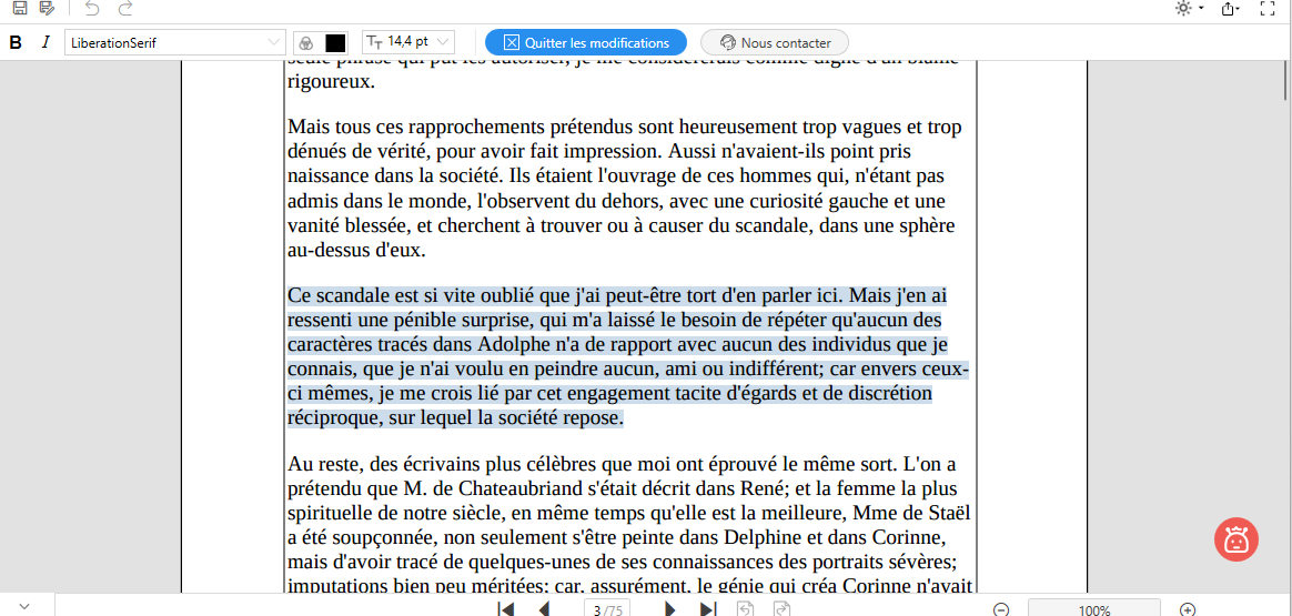 Copier du texte à partir d'un PDF
