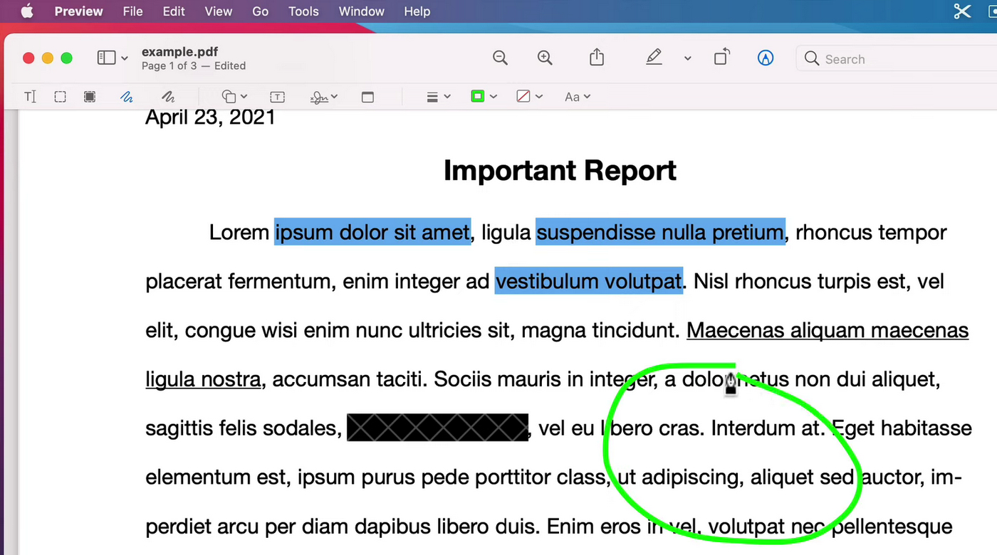 How to Draw on PDF in Preview on Mac