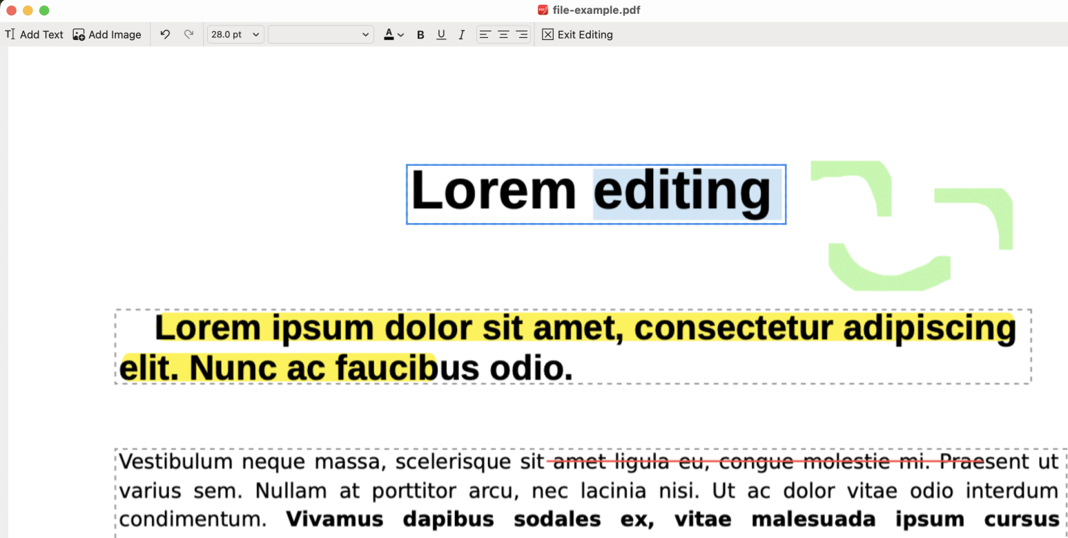 Edit Text