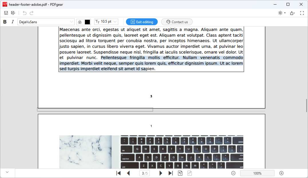 Edit Text