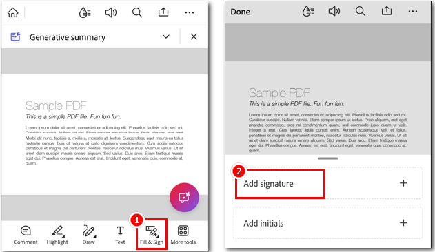 Sign a Document on iPhone Using Adobe Fill & Sign
