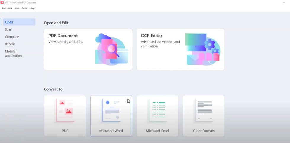 Convertisseur OCR FineReader PDF