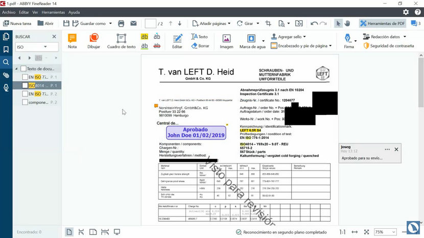 Éditeur de PDF gratuit pour Windows FineReader