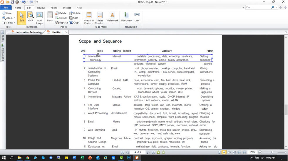 Éditeur de PDF gratuit pour Windows Nitro Pro