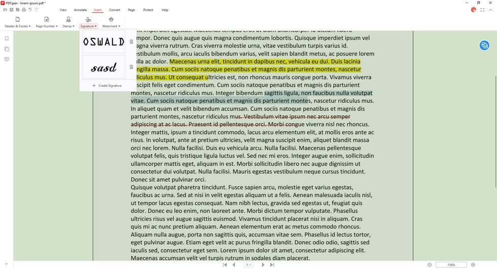 Éditeur de PDF gratuit pour Windows PDFgear Desktop
