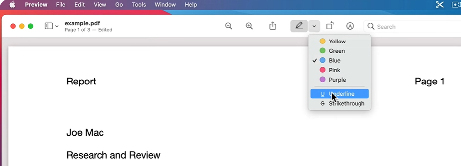 Resaltar PDF en Mac Usando Preview