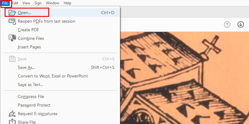 Import a PDF to Adobe Acrobat Pro