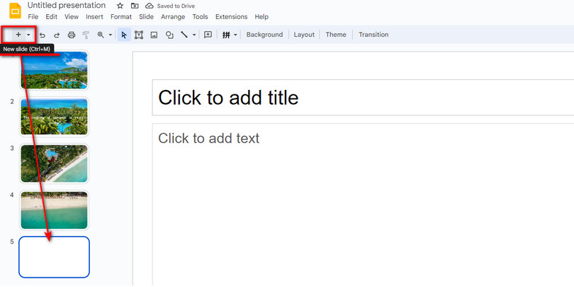 Aggiungi Altre Immagini a Google Slide