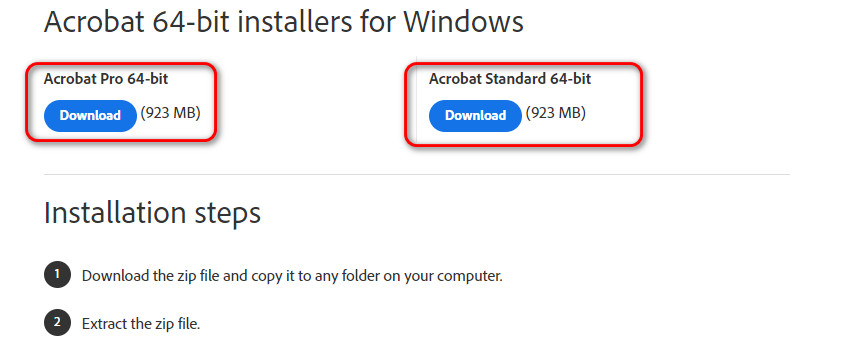 Install Adobe