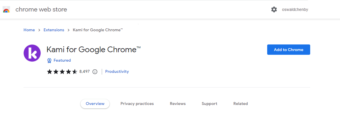 Obtenez Kami pour Chrome