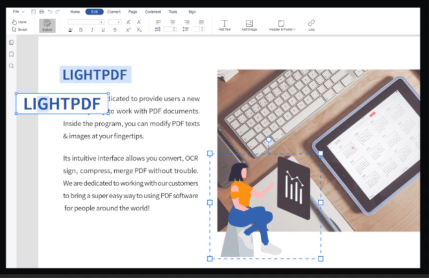 LightPDF KI PDF Editor