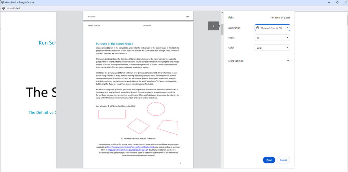 Print to PDF Online