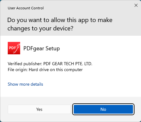 Éditeur vérifié PDFgear