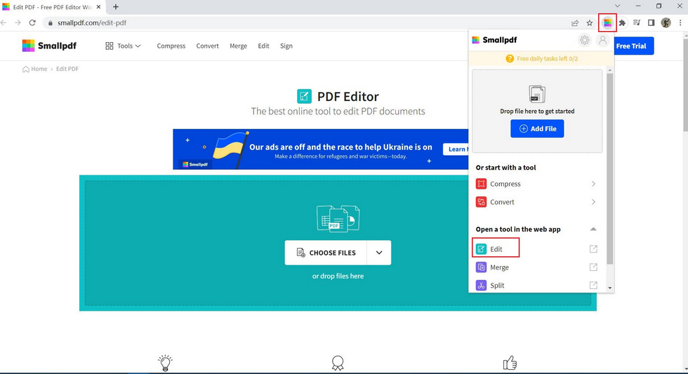 Open PDF Chrome