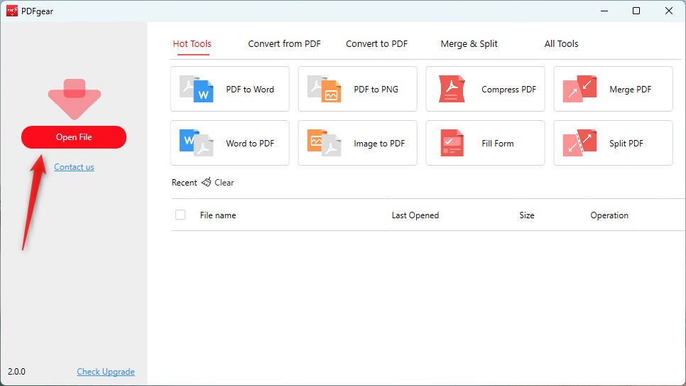 Buka File PDF di PDFgear Desktop