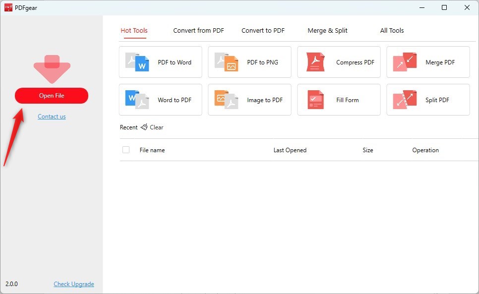 Buka PDF di PDFgear
