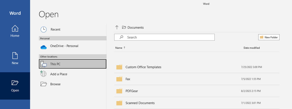 Ouvrir un PDF dans Microsoft Word