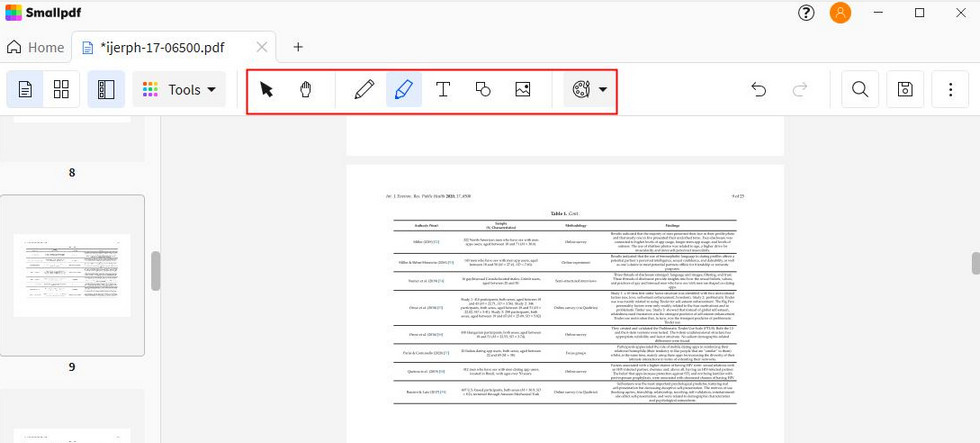 Annotateur PDF Smallpdf