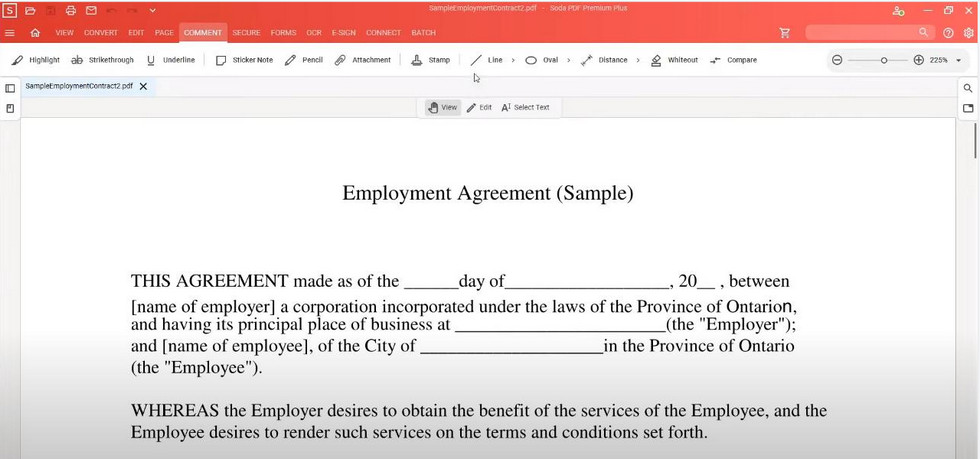 Annotateur PDF Soda PDF