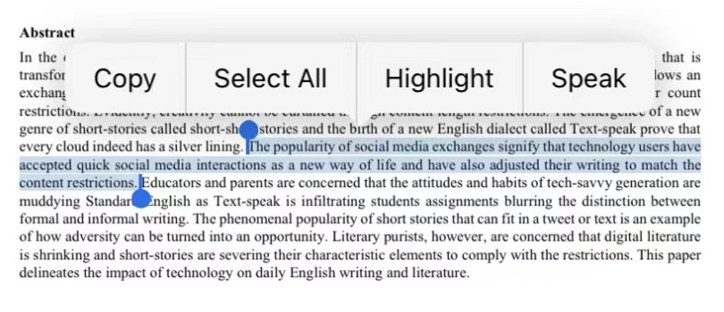 Highlight Text Online with PDFgear