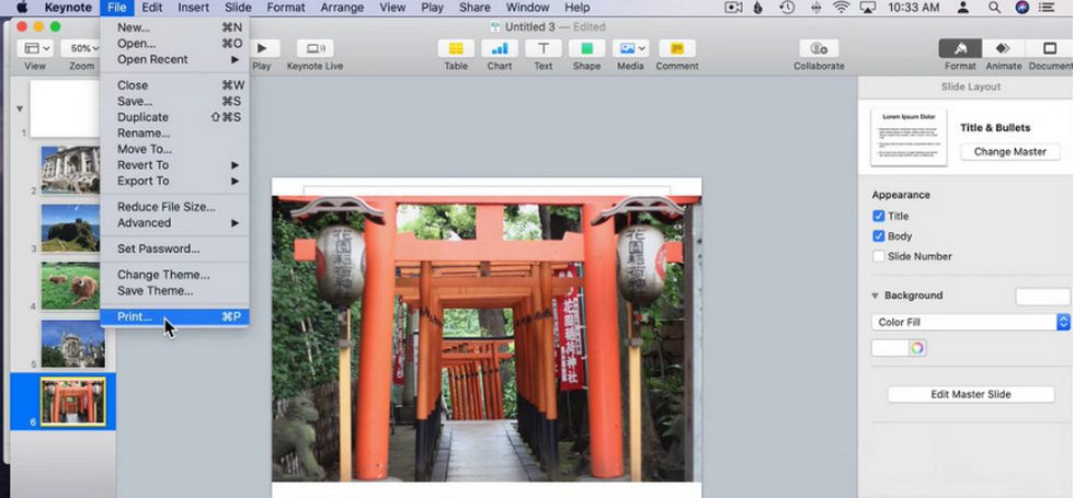 Imprimer capture d'écran en PDF avec Preview