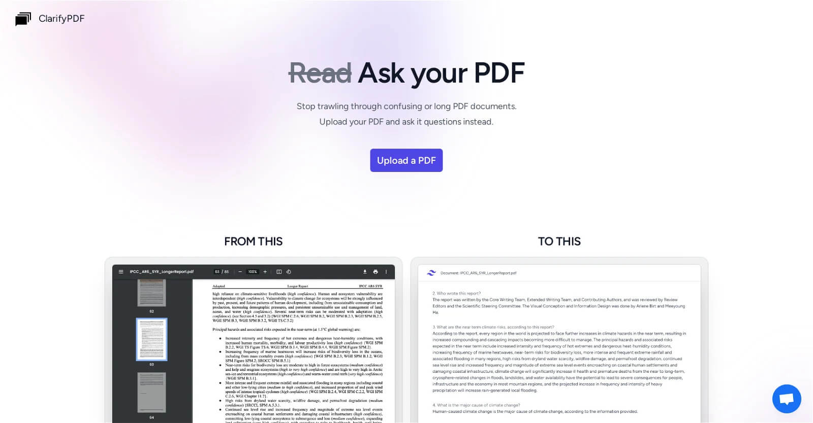 Lisez votre PDF avec ClarifyPDF