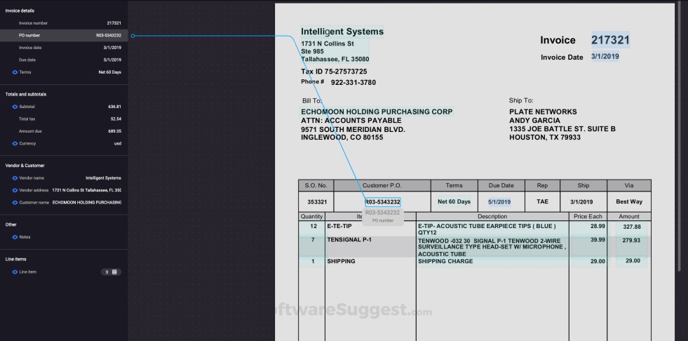 Rossum AI OCR