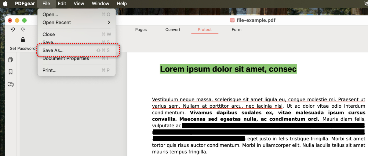 Save PDF