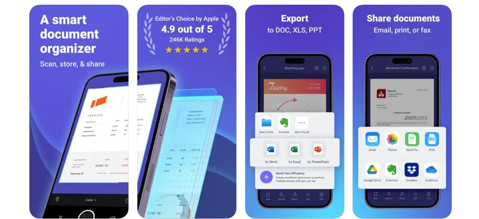 Application Scanner PDF Scanner Pro