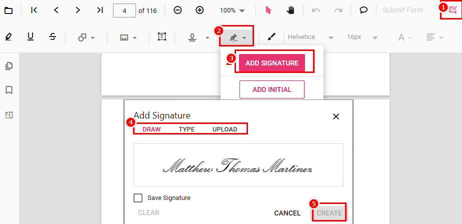 Signatur zu PDF hinzufügen