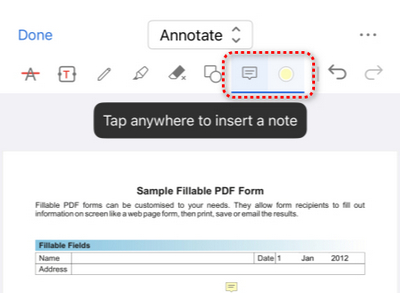 Tap Note