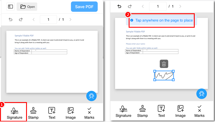 Sign PDF on iPhone Free Online with PDFgear Online Signer