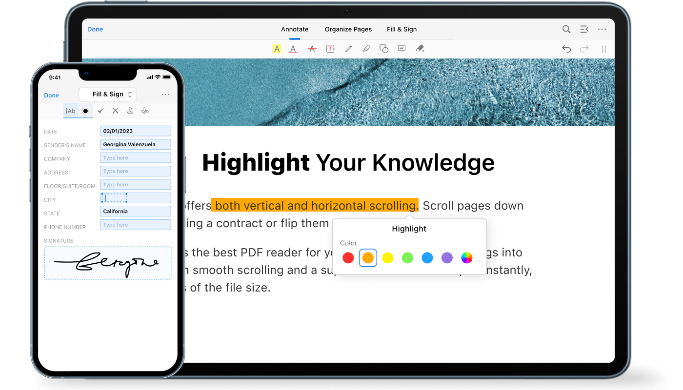PDFgear لنظام iOS 