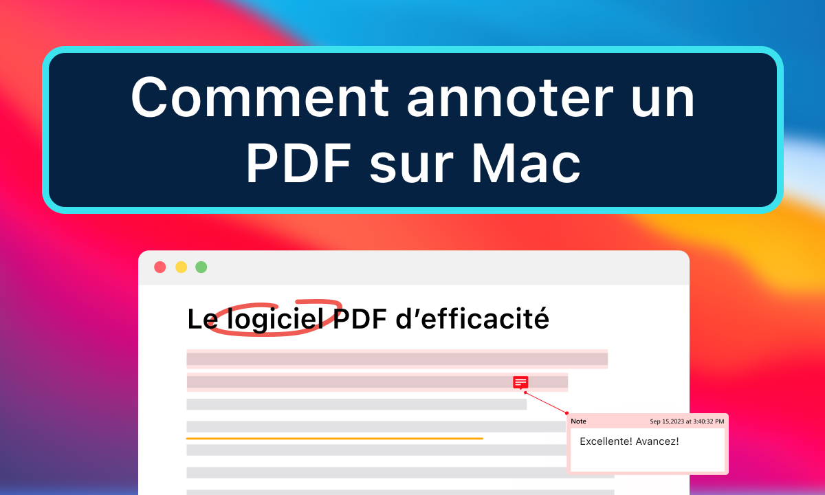 Comment annoter un PDF sur Mac 