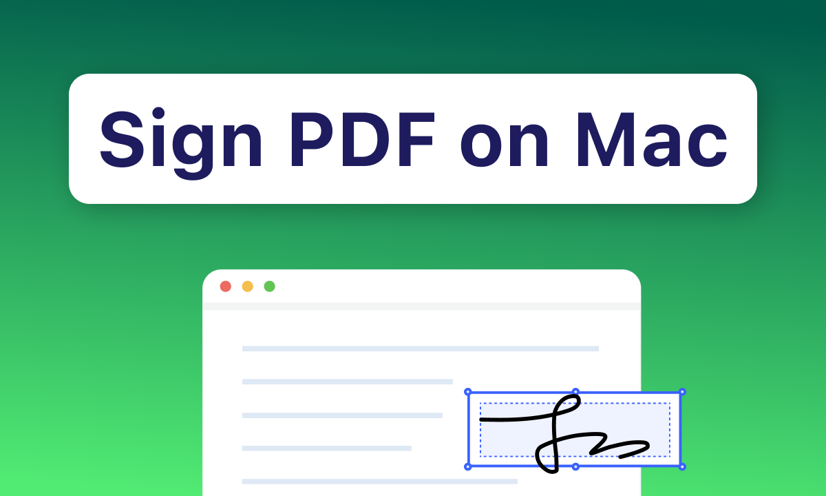 How to Sign a PDF on Mac for Free