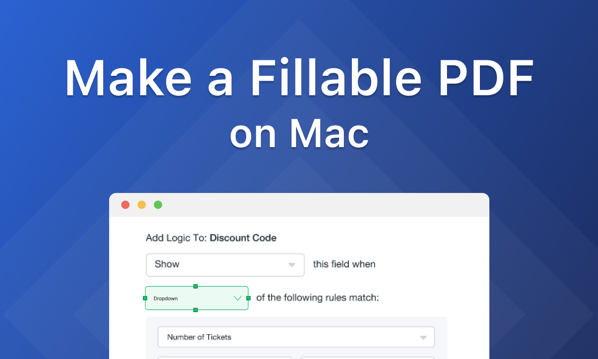 How To Make a Fillable PDF on Mac