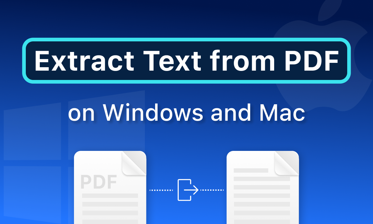 How to Extract Text from PDF on Windows and Mac