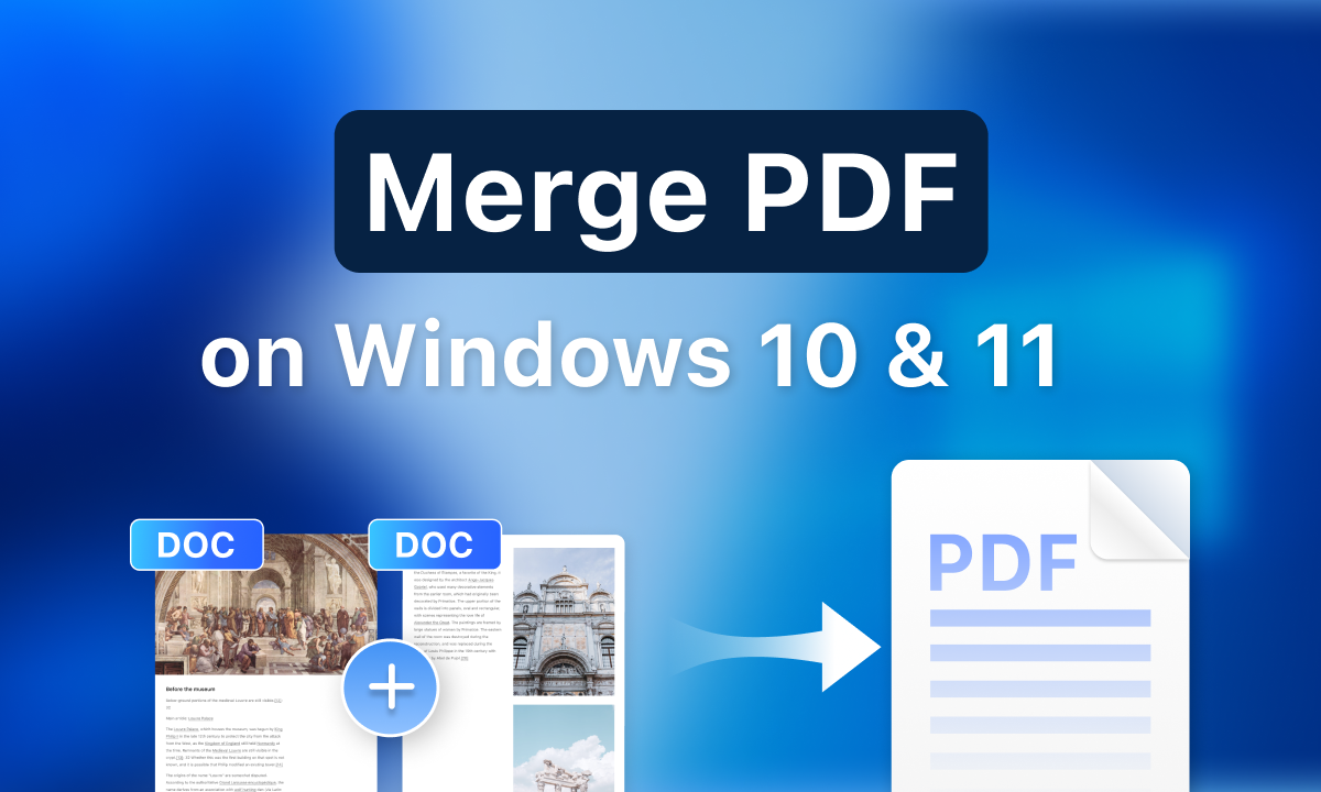 How to Merge PDF Files in Windows 10/ 11 for Free