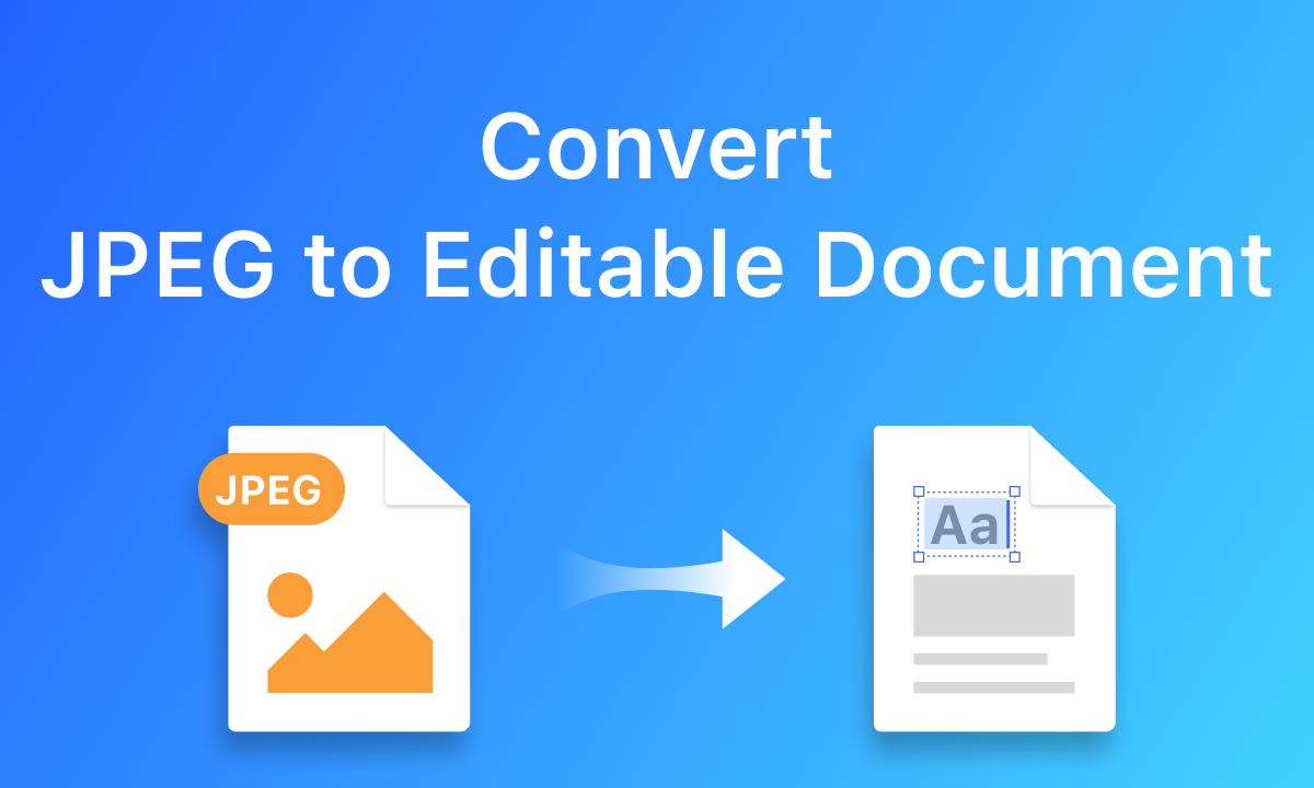 Convert JPEG to Editable Document for Free