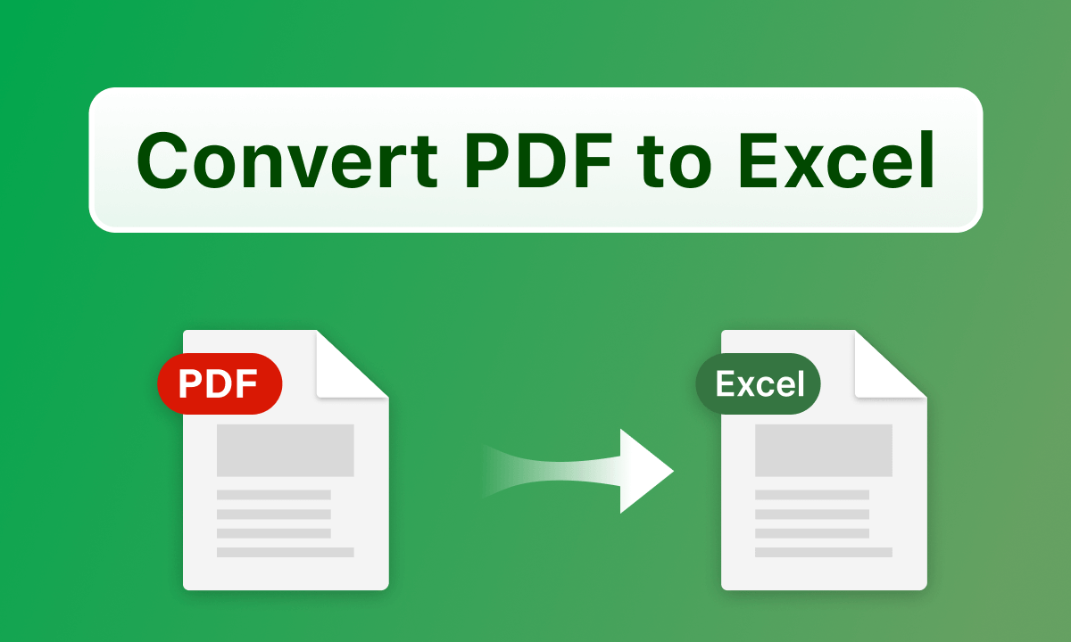 How to Convert PDF to Excel