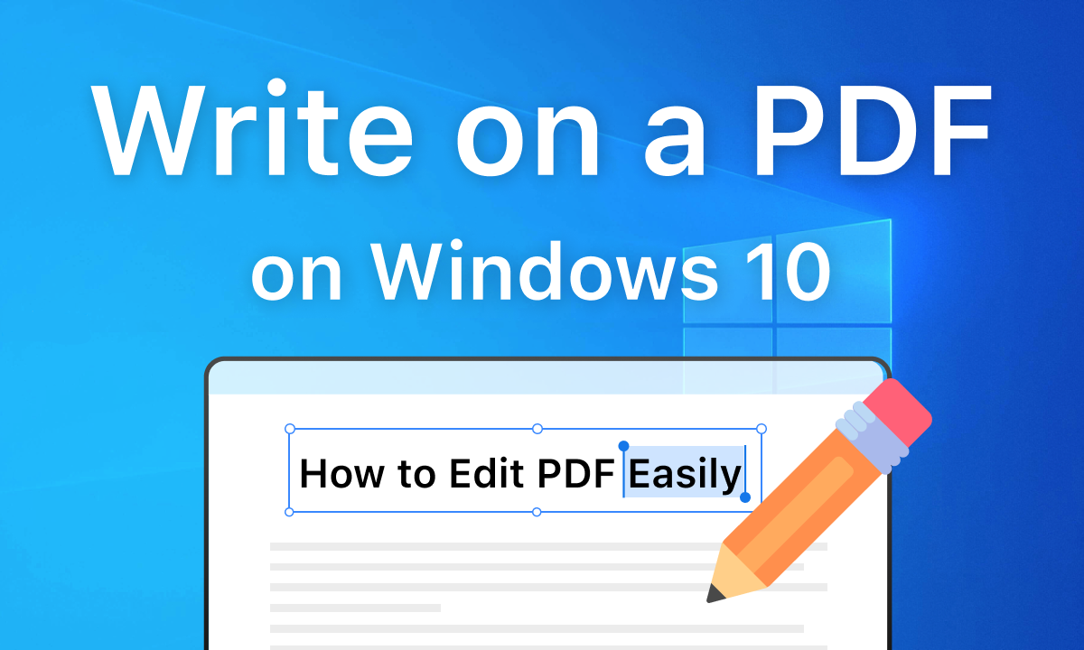How to Write on a PDF on Windows
