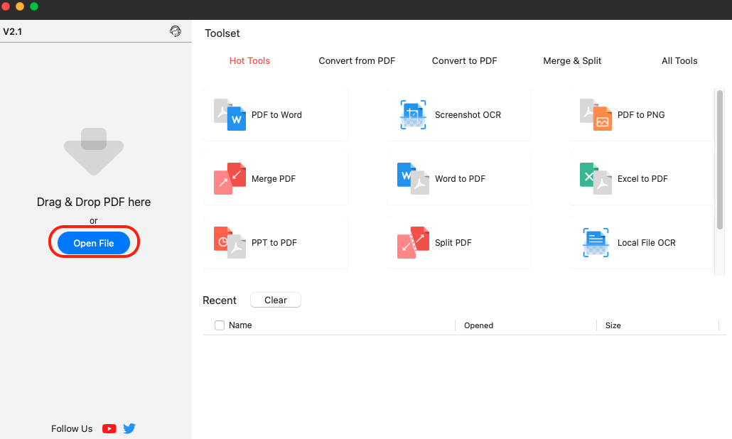 Open PDF File